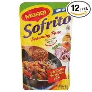 Maggi Seasoning, Sofrito, 2.82 Ounce (Pack of 12)  Grocery 
