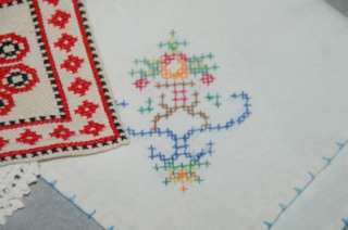 Lot Vintage Handkerchiefs Embroidered Linens Lace Patch  