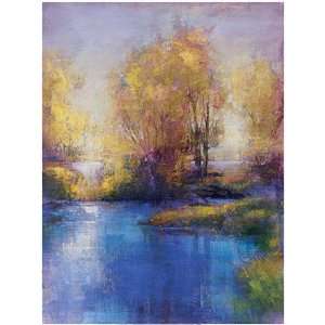  Abstract Pond   Poster by Norm Daniels (30 x 40)