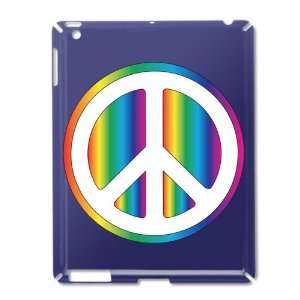  iPad 2 Case Royal Blue of Chromatic Peace Symbol 