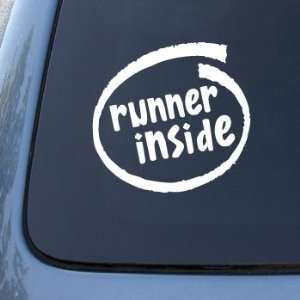  RUNNER INSIDE   Car, Truck, Notebook, Vinyl Decal Sticker 
