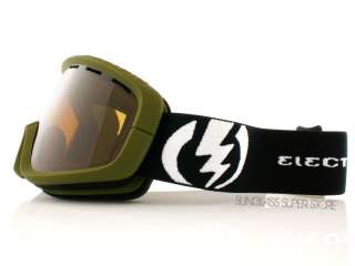 Brand New Electric Snowboard Goggles EGB Brown Army Green Bronze Lens 