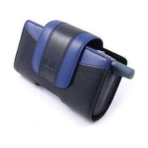  Sena 1214031 Black/Blue Leather Lateral Pouch H5 Cell 
