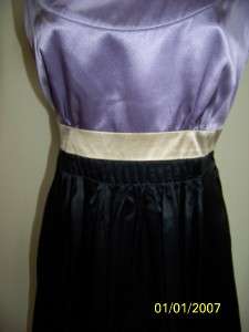 NWT Kensie Pretty Silk Purple Black Party Dress XL $88  