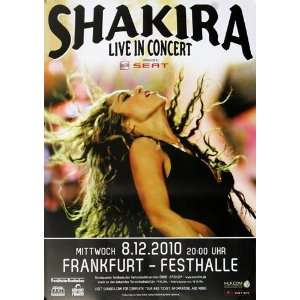  Shakira   The Sun 2010   CONCERT   POSTER from GERMANY 
