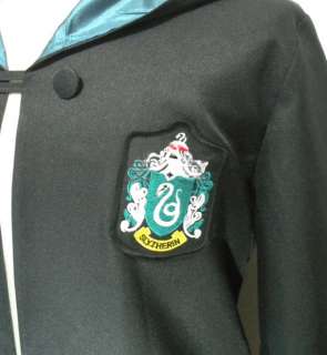 New Harry Potter slytherin College Robe Cloak Adult Size Costume T 