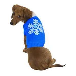  Small Let it Snow Blue Dog Sweater