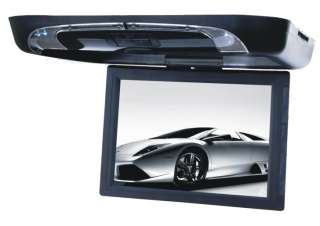 TVIEW 15 Black Flip Down Car Monitor DVD/USB/SD Player  