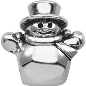  Persona Sterling Silver Snowman Charm fits Pandora, Troll 