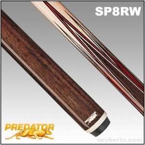 Red 8 Point Sneaky Pete Wood to Wood Joint Pool Cue  