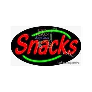  Snacks Neon Sign 17 inch tall x 30 inch wide x 3.50 inch 