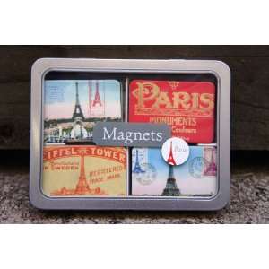    24 Paris vintage magnets   charm of Parisian life