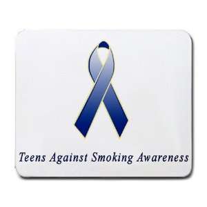  Teens Against Smoking Awareness Ribbon Mouse Pad Office 