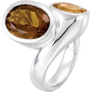  Honey Quartz Citrine Ring in Sterling Silver Jewelry
