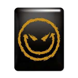  iPad Case Black Smiley Face Smirk 
