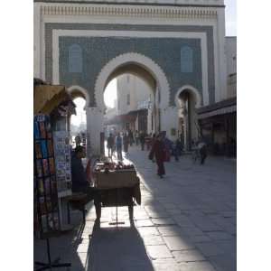 Morning Light, Bab Boujeloud City Gate, Medina, Fez, Morocco, North 