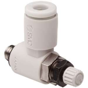 SMC AS1211F M5 04 Air Flow Control Valve with One Touch Fitting, PBT 