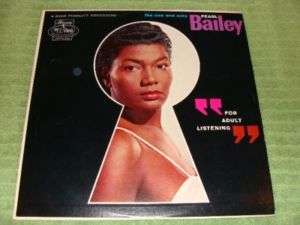 Pearl Bailey ~ For Adult Listening ~ Wing, Mono, 1959  