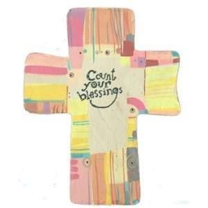  Count your blessings Small Wooden Cross