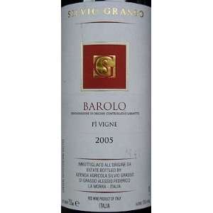  2005 Silvio Grasso Barolo Pi Vigne 750ml Grocery 