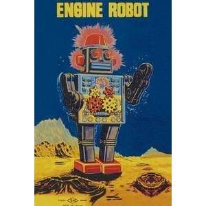  Vintage Art Engine Robot   22659 5