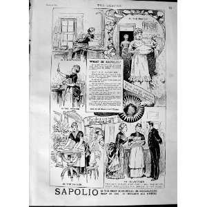   1890 Advertisement Sapolio House Cleaning Soap Print