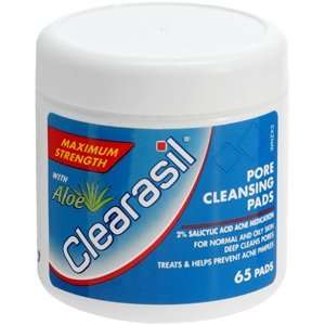  CLEARASIL PORE CLEANSING PADS 65 EACH Health & Personal 