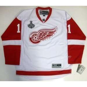  Danny Cleary 09 Cup Detroit Red Wings Rbk Jersey Real   XX 