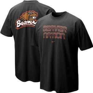   Oregon State Beavers Black Our House Local T shirt