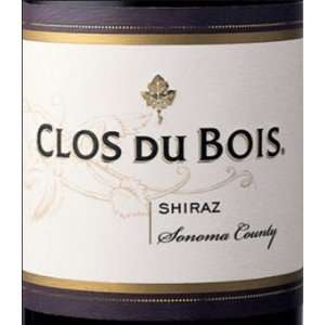 2005 Clos Du Bois Sonoma County Shiraz 750ml Grocery 