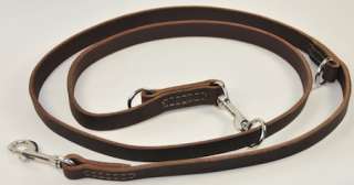 Multi Purpose Universal Leather Dog Collar Leash  