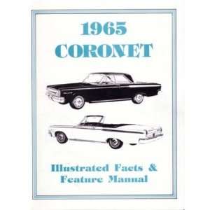 1965 DODGE CORONET Facts Features Sales Brochure Book