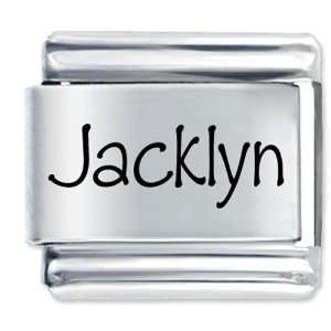  Name Jacklyn Gift Laser Italian Charm Pugster Jewelry