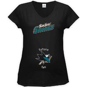   San Jose Sharks Womens Maternity Future Fan T shirt   San Jose Sharks