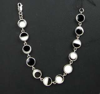 Sterling Silver LUNAR PHASES BRACELET Moon 8 Inches NEW  