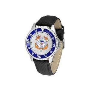 com U.S. Coast Guard Competitor Mens Watch with Nylon / Leather Band 