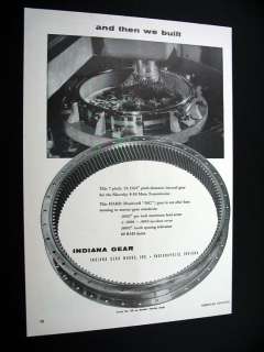 Indiana Gear Works Sikorsky S 58 gears 1956 print Ad  