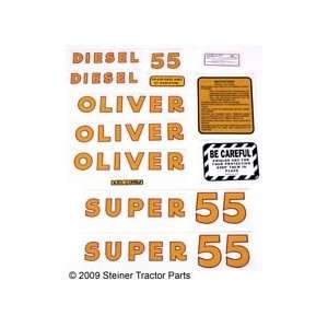  OLIVER SUPER 55 DIESEL MYLAR DECAL SET Automotive