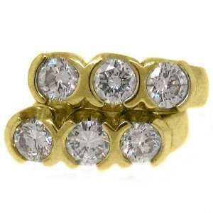  1.68 Carat Round Diamond Hoop Earrings Jewelry
