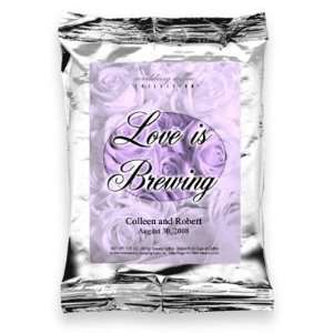   Coffee Favors Love is Brewing Lavender Coffee Wedding Favors Home