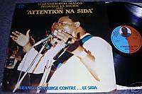 FRANCO LUAMBO ATTENTION NA SIDA AFRICAN LP A.S.M.FRENCH  