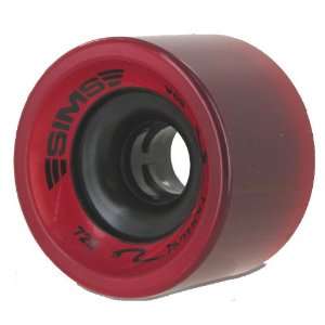 SIMS Street Python Red Skate Wheels 72mm Sports 