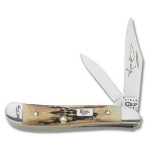  Case Knives 7491 John Wayne Genuine Stag Series   5220SS 