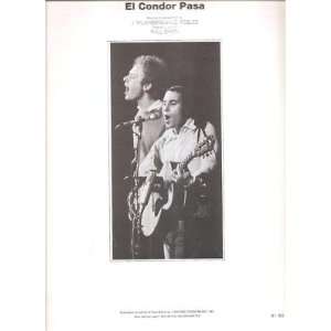    Sheet Music El Condor Simon and Garfunkel 84 