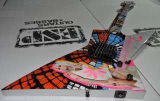 ESP EX Andy Warhol Gogo Girl Guitar w/ Case. New Custom  