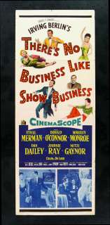 THERES NO BUSINESS LIKE SHOW BUSINESS * MARILYN MONROE MOVIE POSTER 
