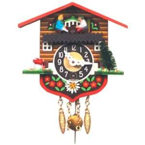 German Black Forest Chalet Clock   Teeter Totter Chalet  