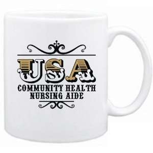  New  Usa Community Health Nursing Aide   Old Style  Mug 
