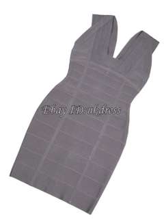 Bandage Dresses Bodycon Dress Evening Cocktail Party Prom Dresses Gray 