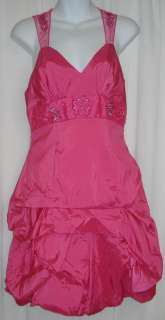 Short Dress Gown Party Evening CocktaiL Fuchsia S 5/6  